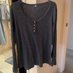 Grat Thermal Scoop Neck